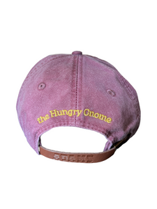 “Vintage” Hungry Gnome Emblem Leather Strap Hat