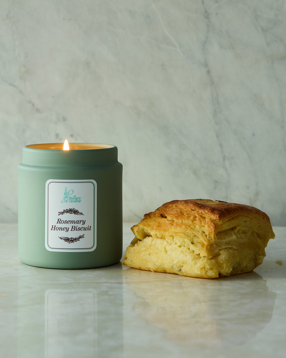 Rosemary Honey Biscuit Candle The Hungry Gnome
